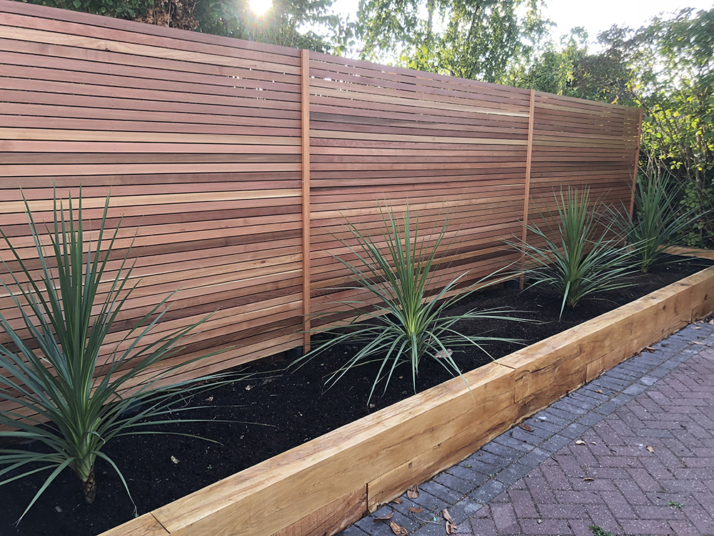 cedar fence slats