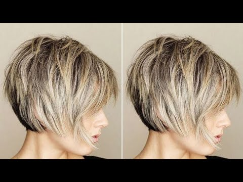 hairstyles bob layered short