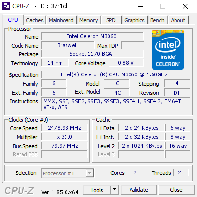 celeron n3060