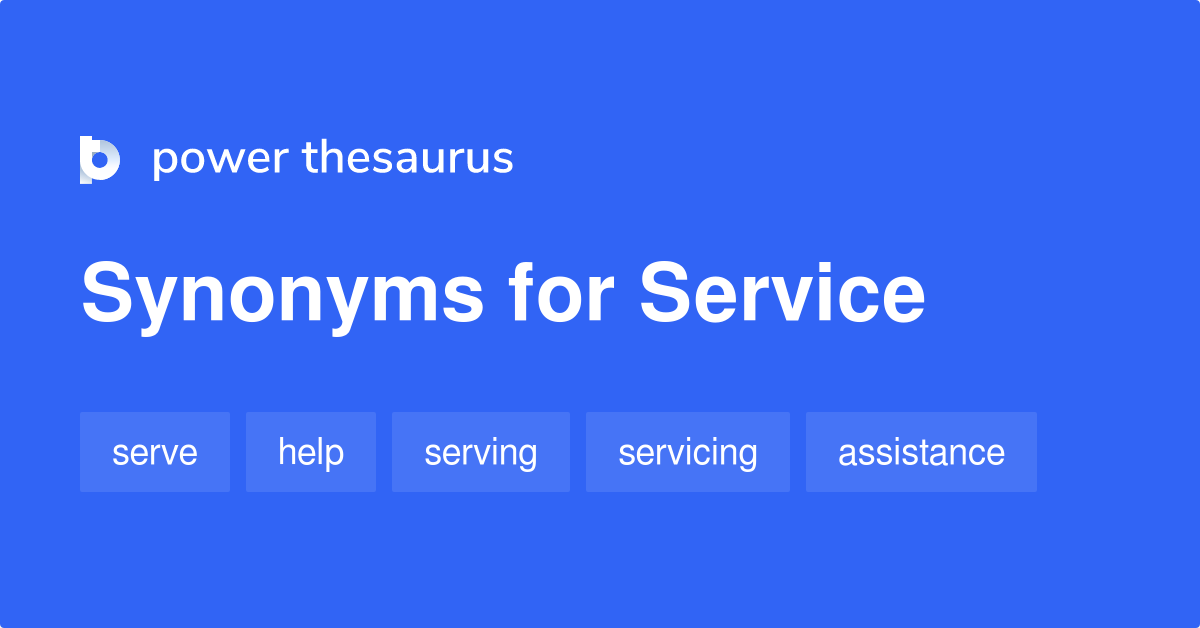 service synonyms