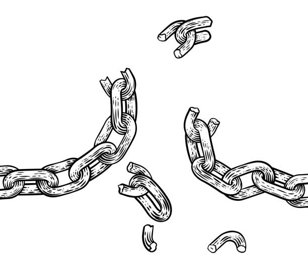 chains breaking drawing