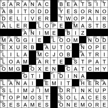 champagne and orange juice cocktail crossword clue