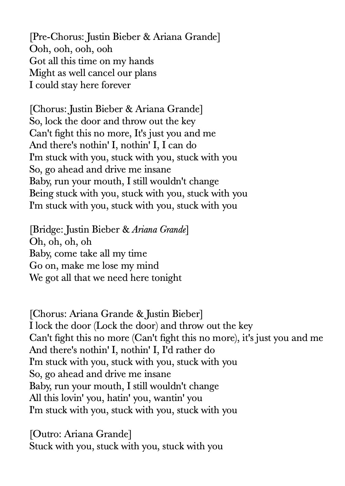 changes letra español justin bieber