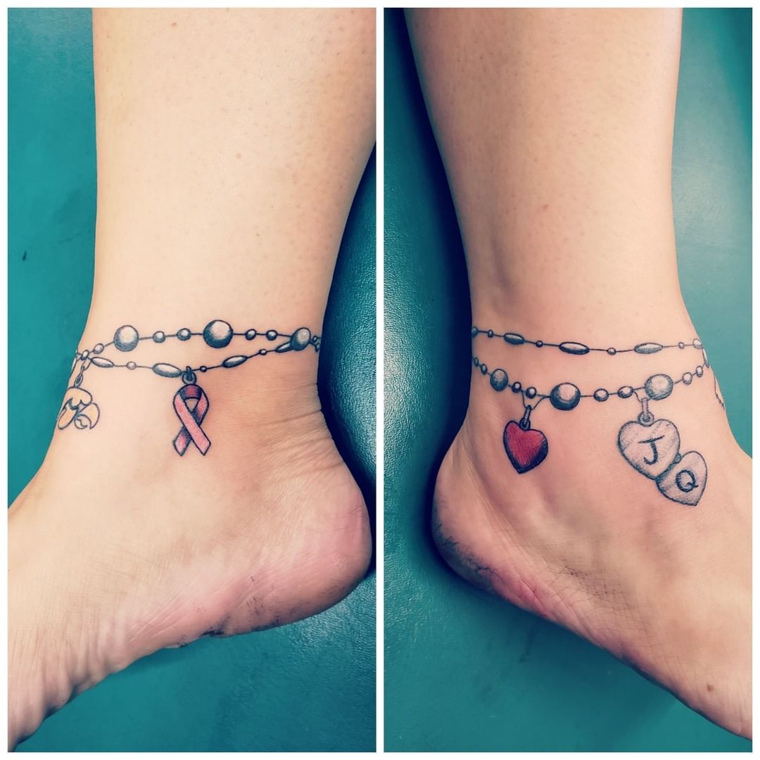 charm bracelet tattoo