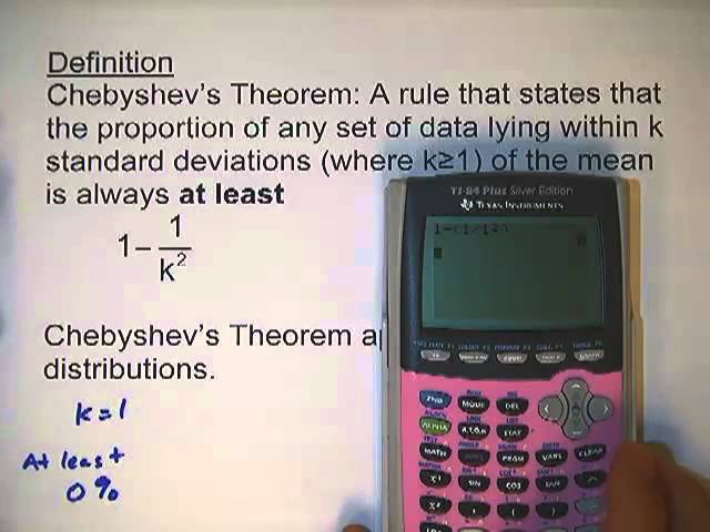 chebyshevs theorem calculator