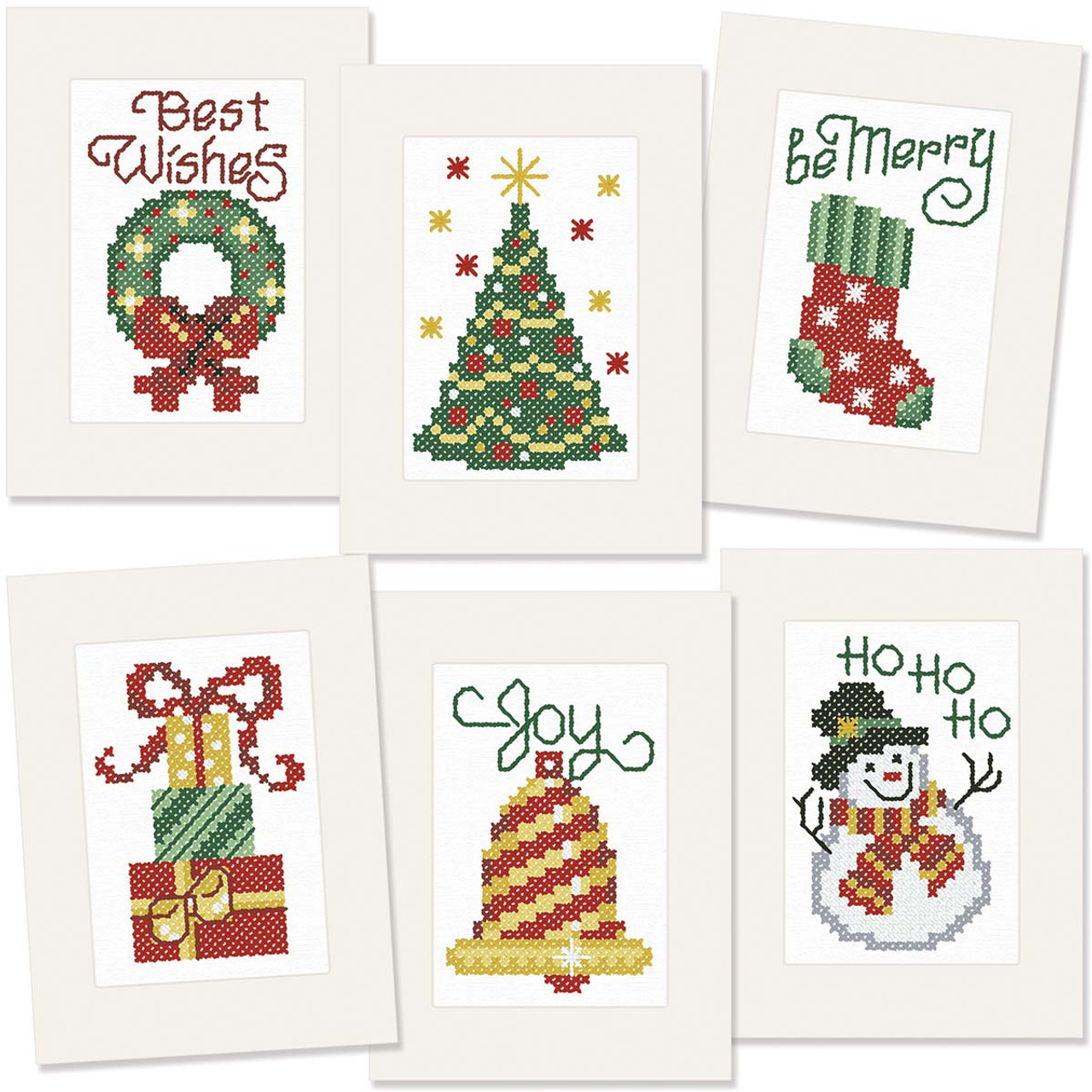 christmas card cross stitch patterns