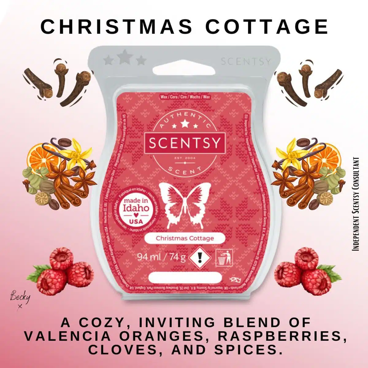 christmas cottage scentsy