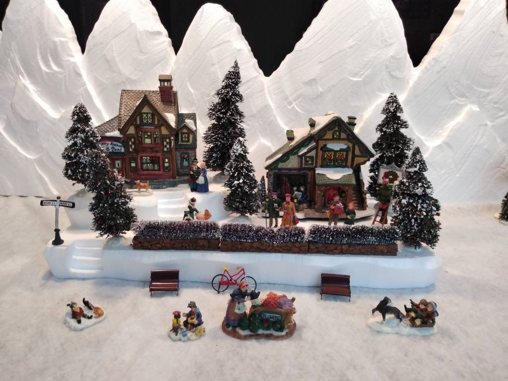 christmas village platforms