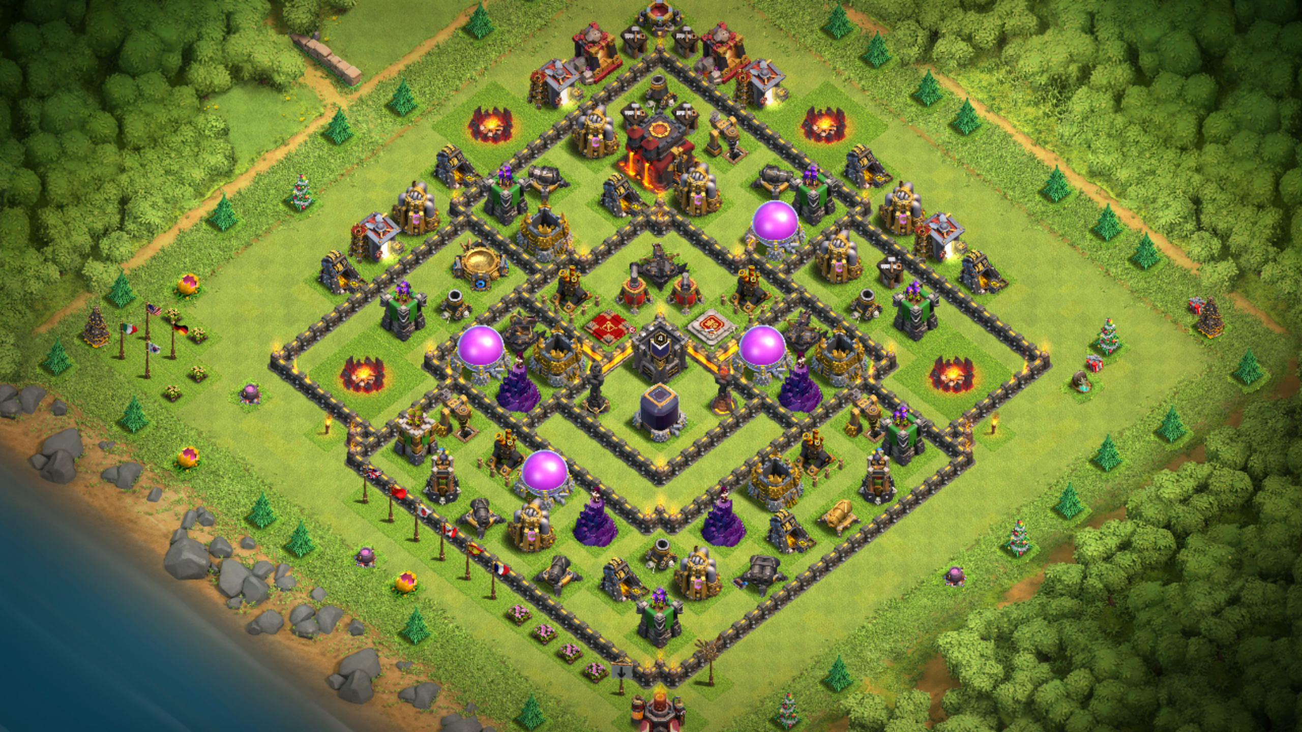 clash of clans base layouts