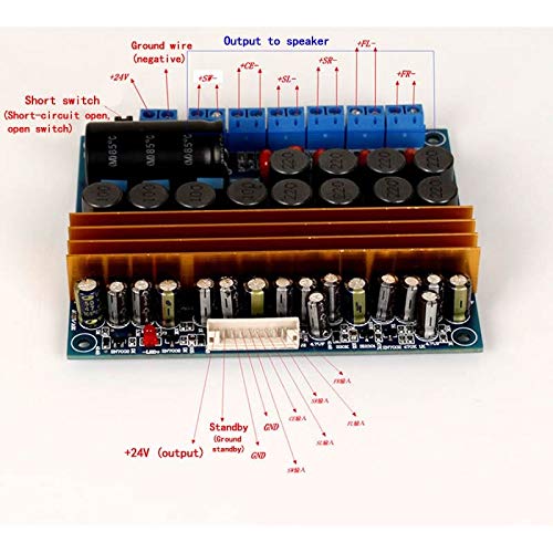 class d 5.1 amplifier board