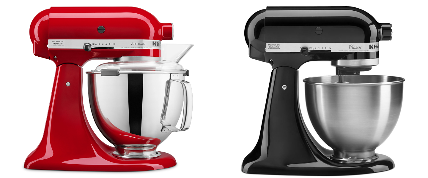 classic vs artisan kitchenaid