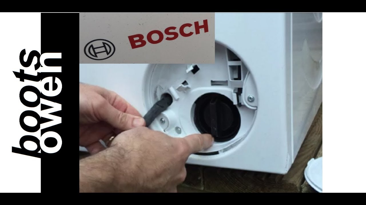 cleaning bosch washing machine