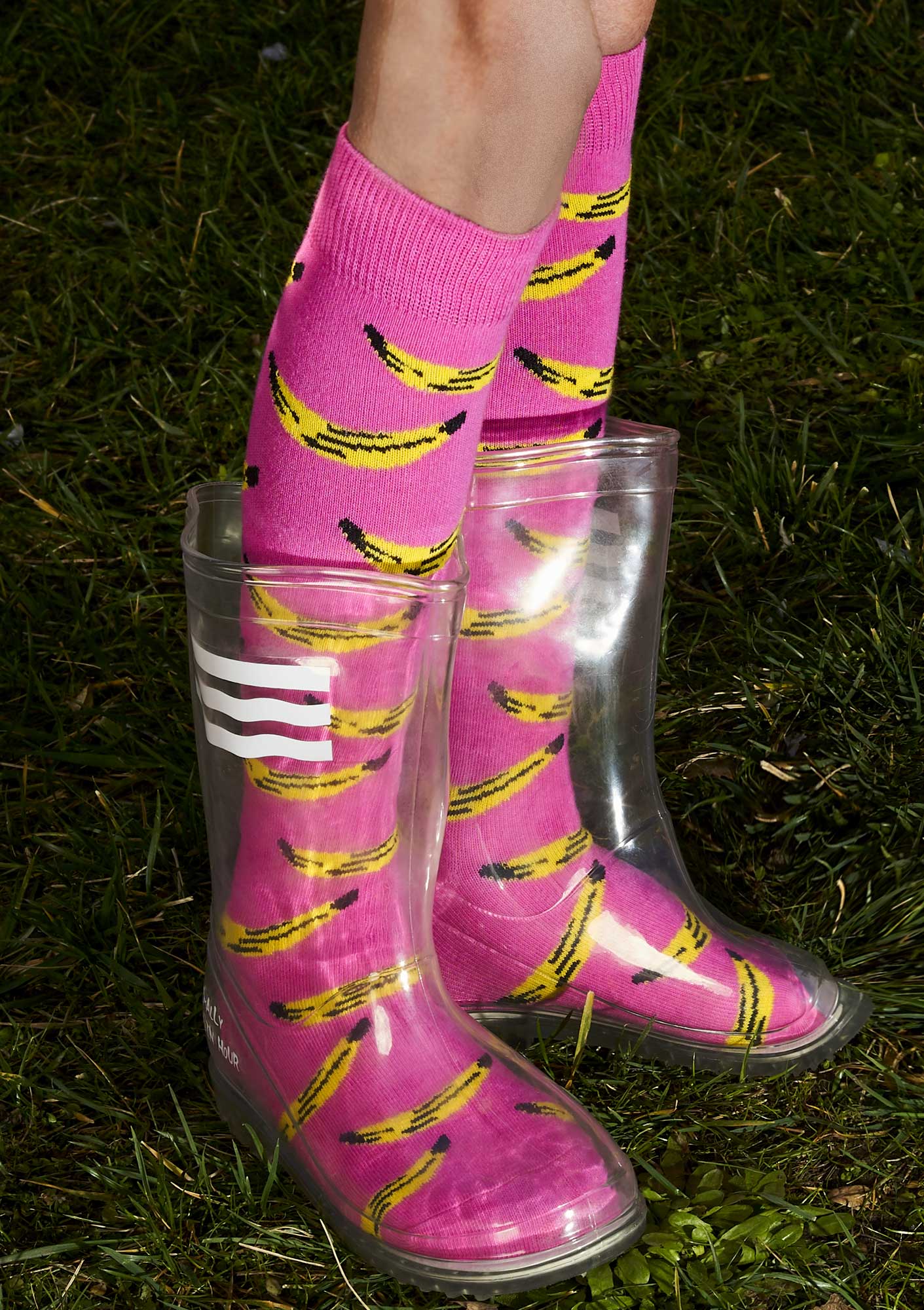 clear rain boots