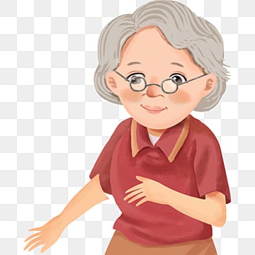 clipart of grandmother