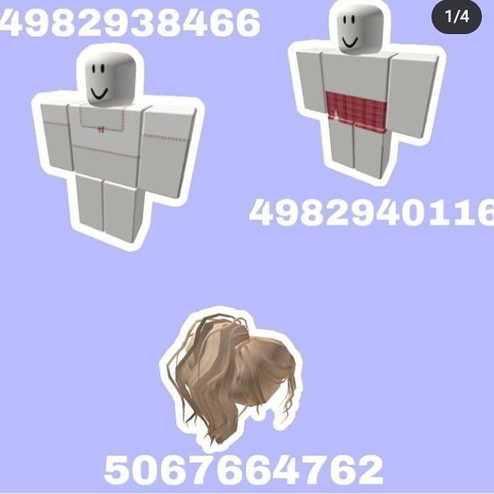 codes for clothing in roblox