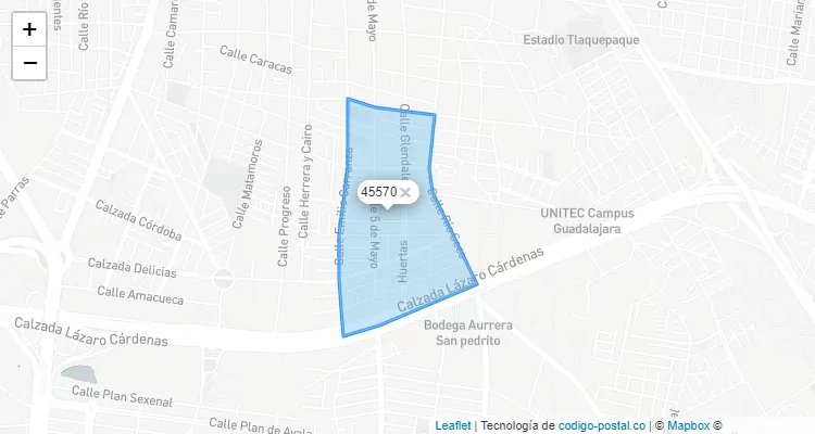 codigo postal de tlaquepaque