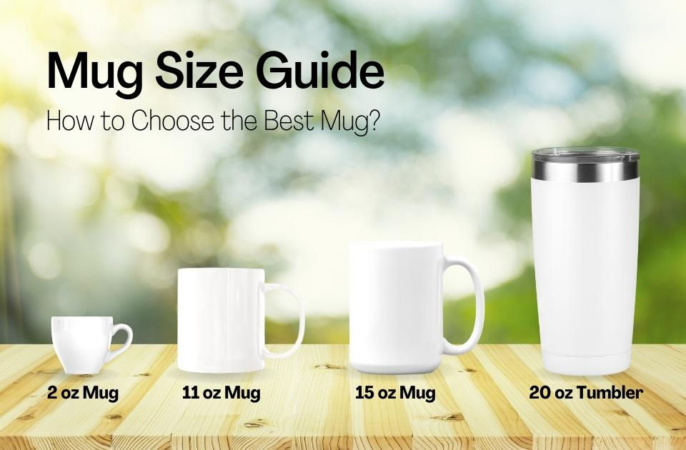 coffee cup sizes chart ml