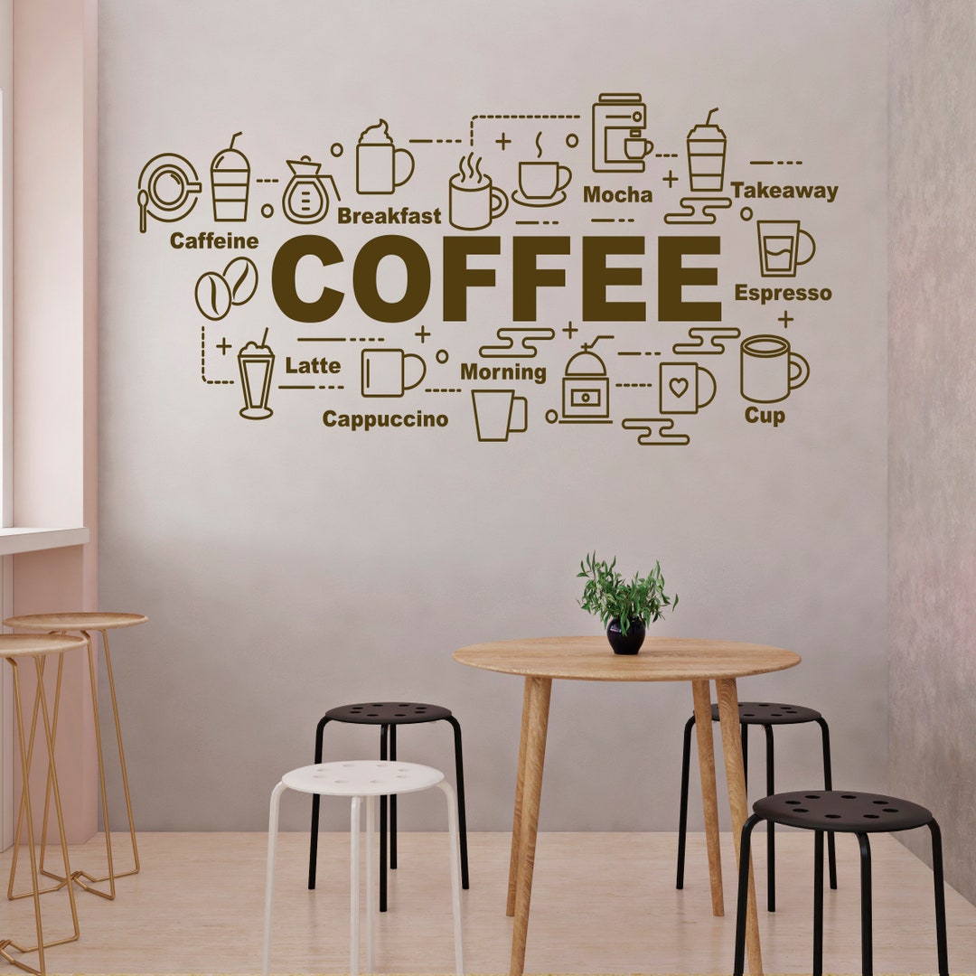 coffee wall stickers