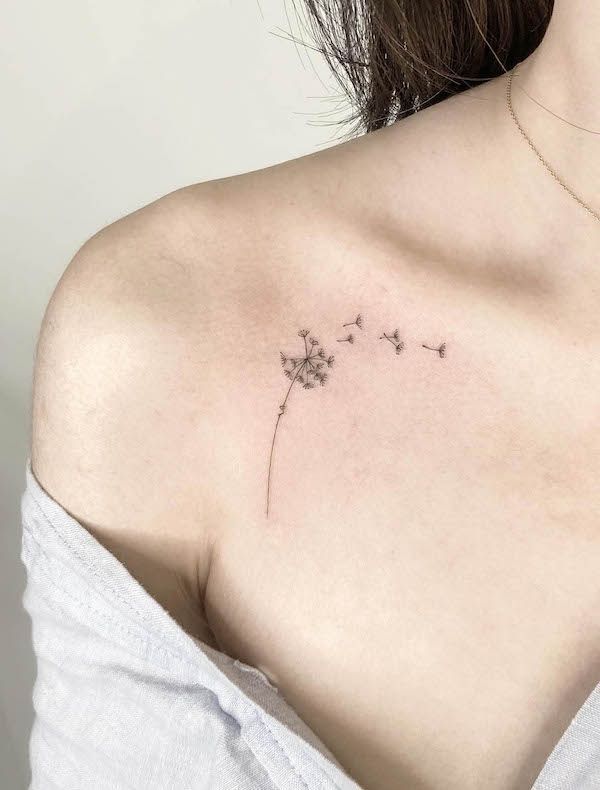 collarbone tattoo