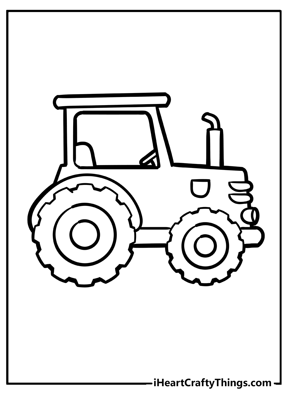coloring pages of tractors