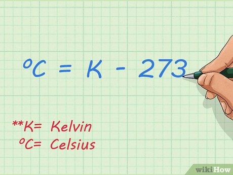 como calcular kelvin a celsius