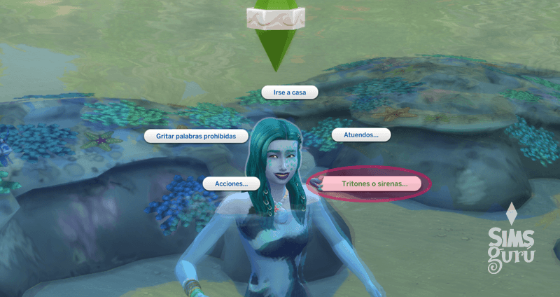 como dejar de ser sirena sims 4