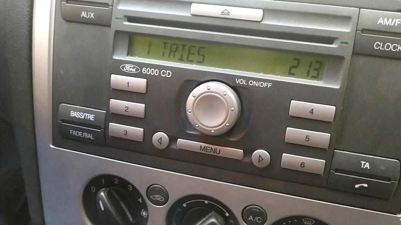 como poner codigo de radio ford focus