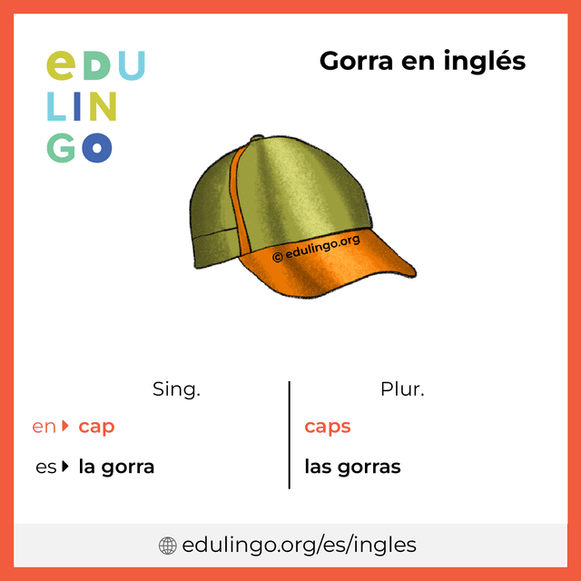 como se dice sombrero en ingles