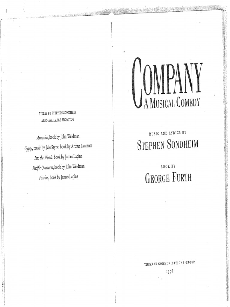 company musical script pdf