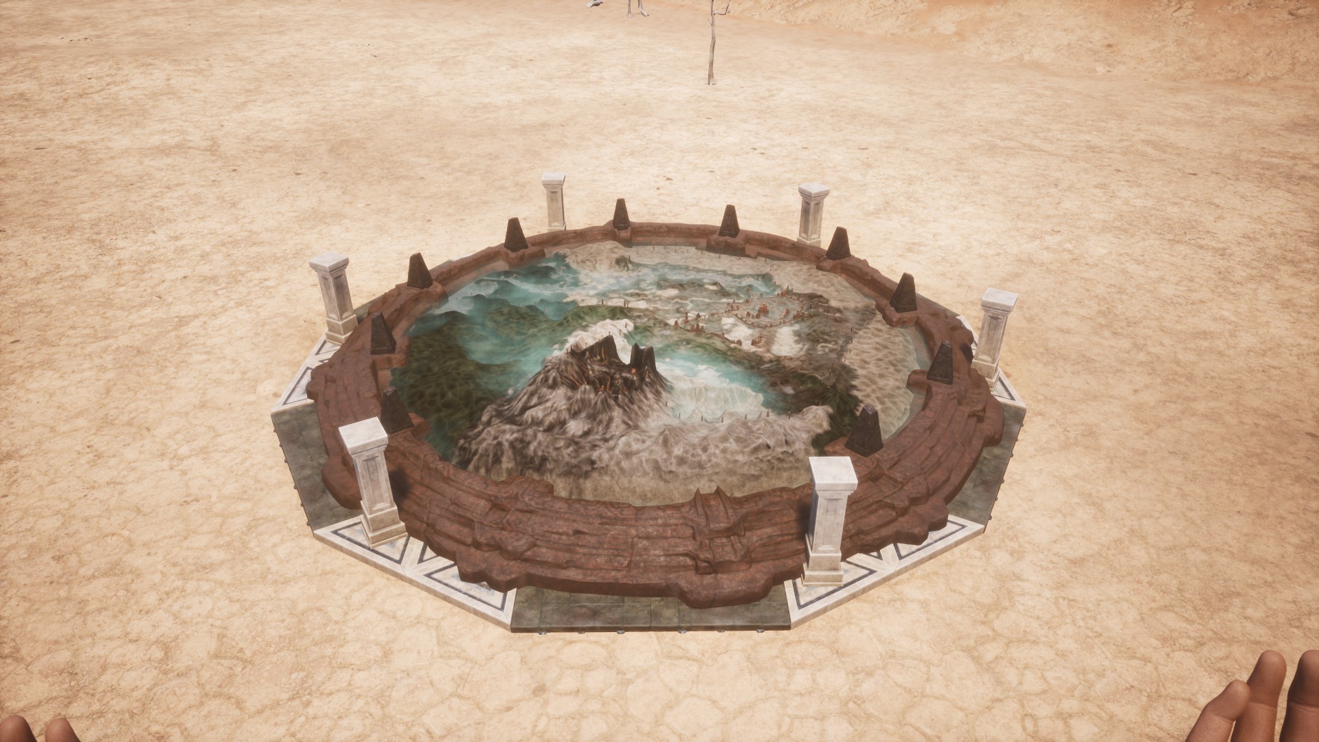 conan exiles map room size