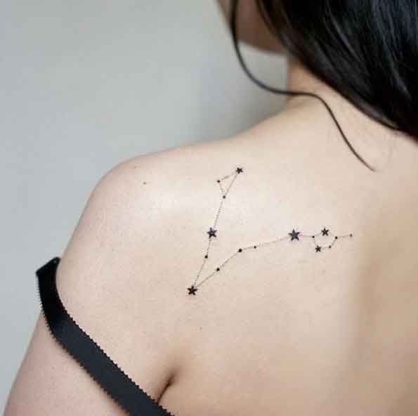 constellation tattoos pisces