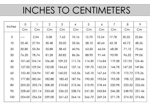 convert 20 cm into inches