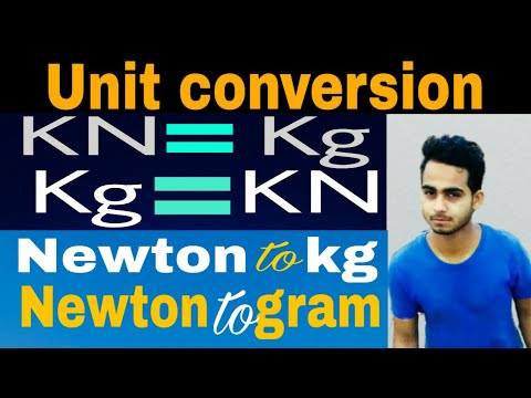 convert kg to kn weight