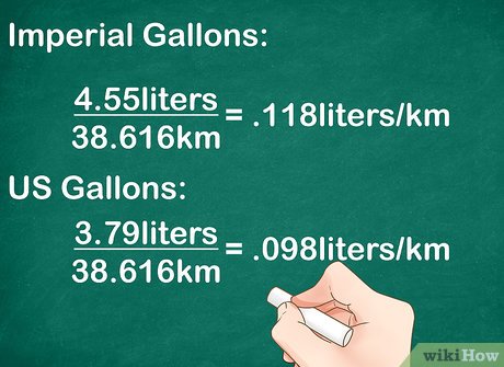 convert mpg to km liter