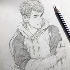 cool boy sketch