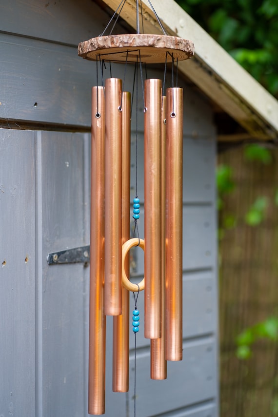 copper wind chimes