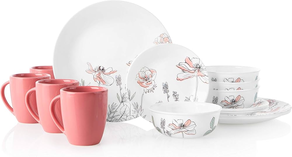 corelle 16 piece dinner set