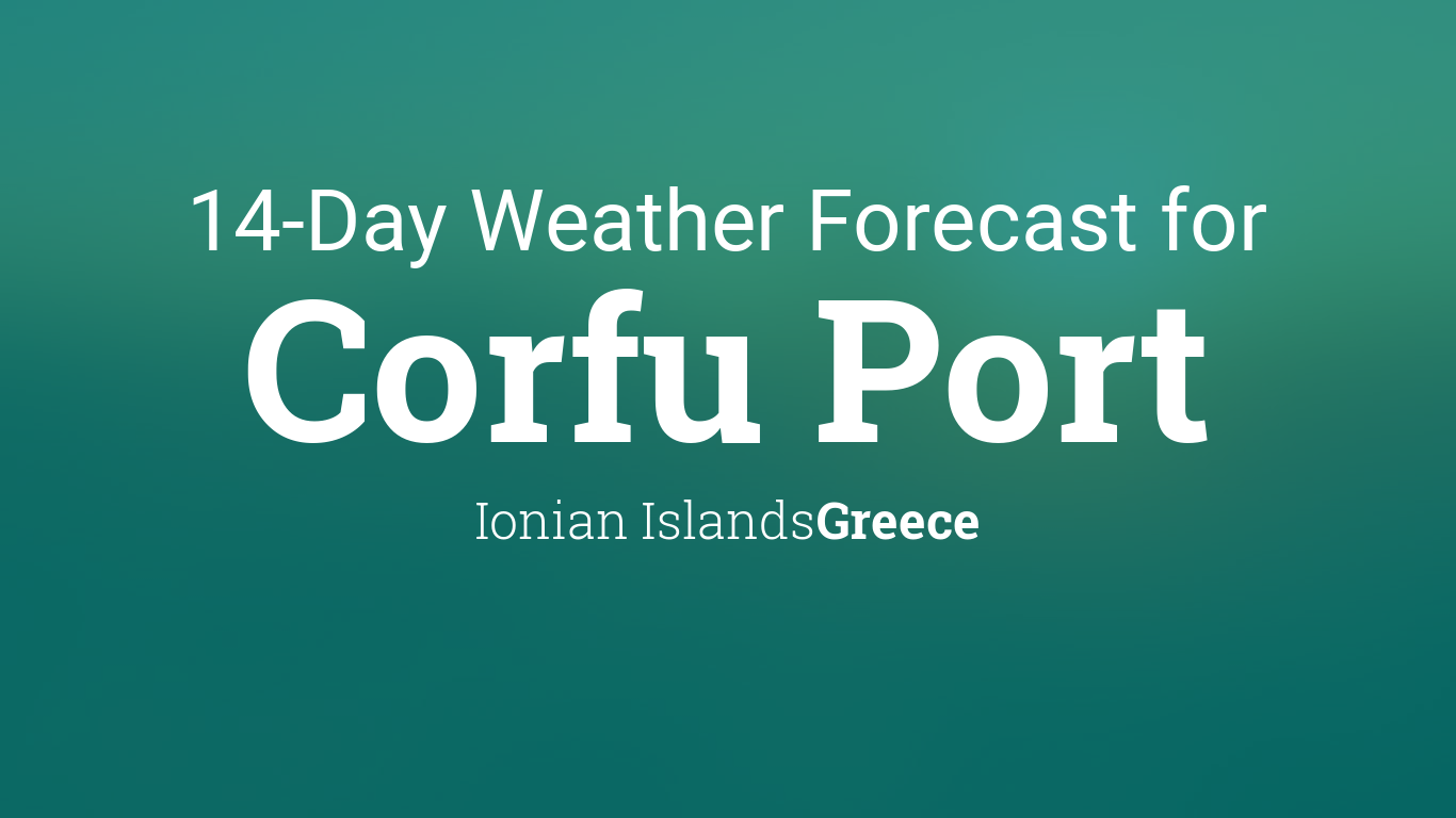 corfu weather 14 days