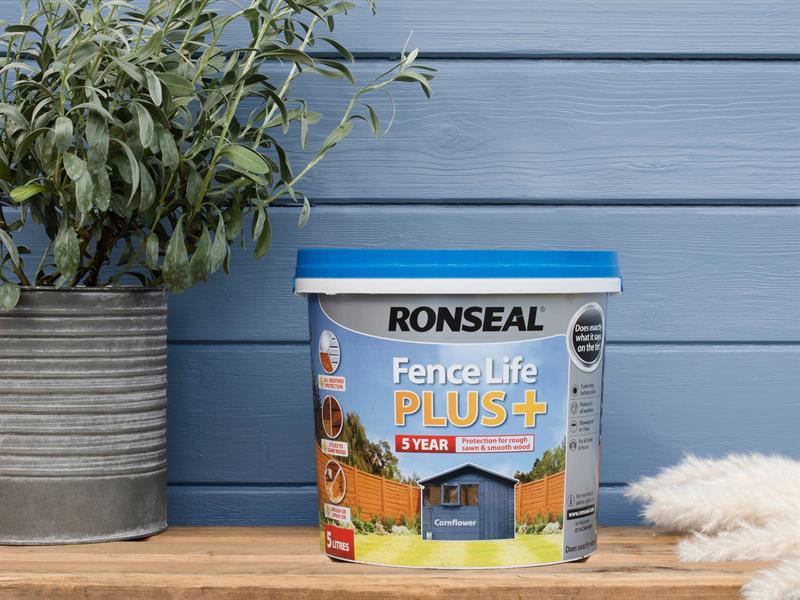 cornflower blue fence paint