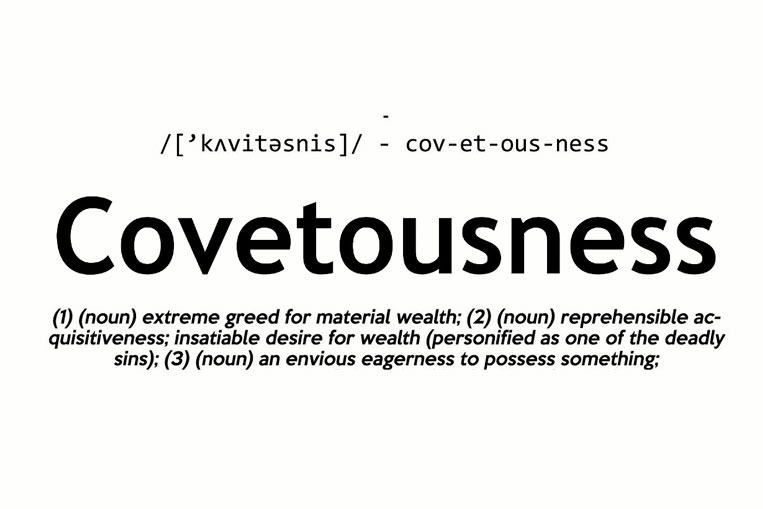 covetousness synonym