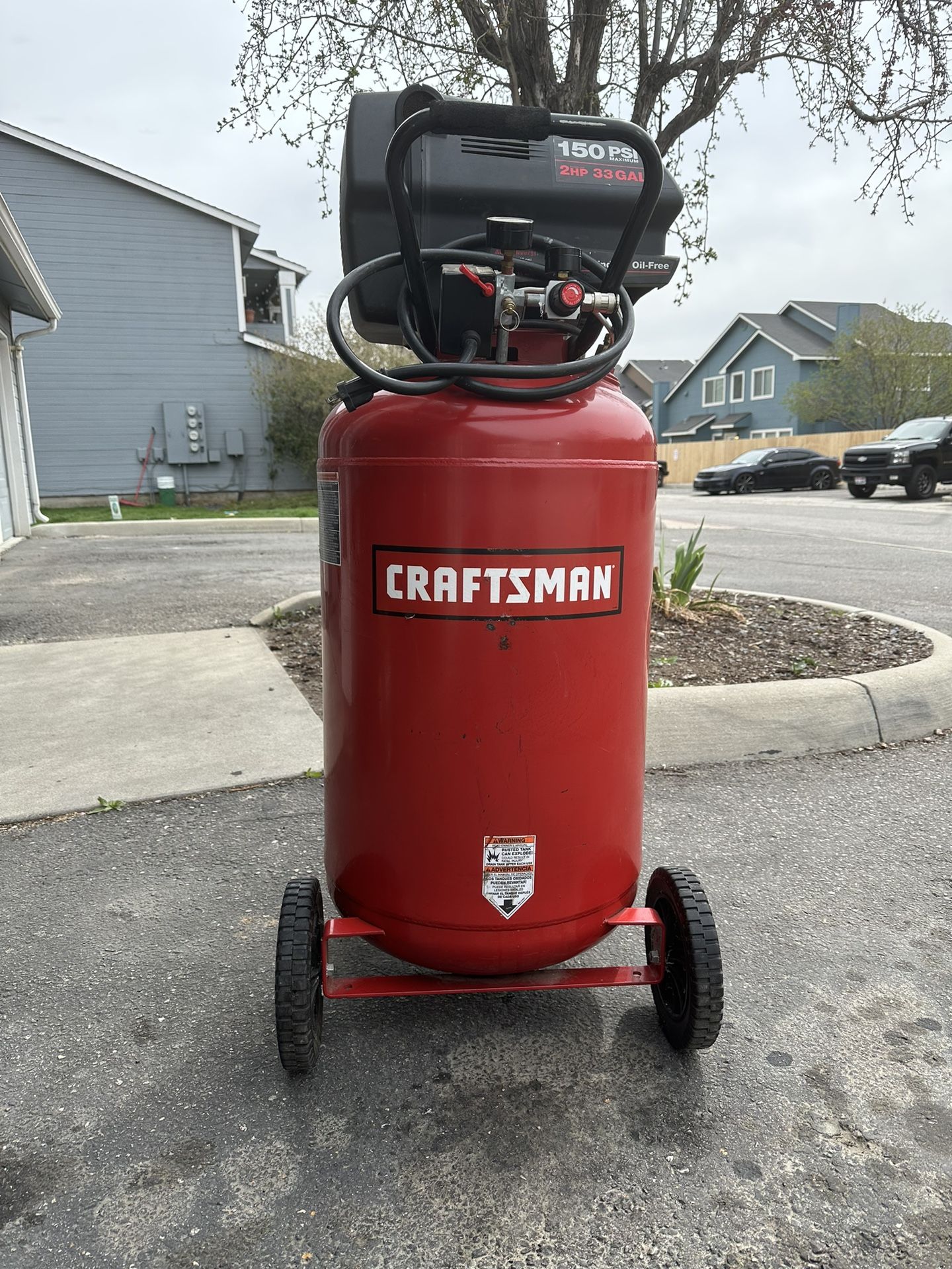 craftsman air compressor 33 gallon