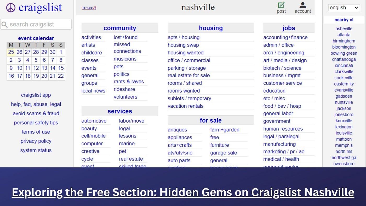 craigslist nashville