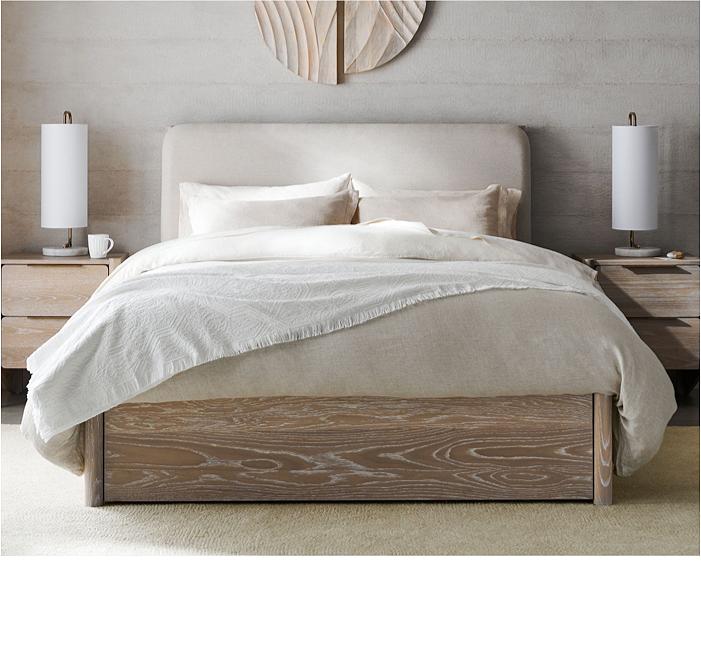 crate and barrel bedspreads