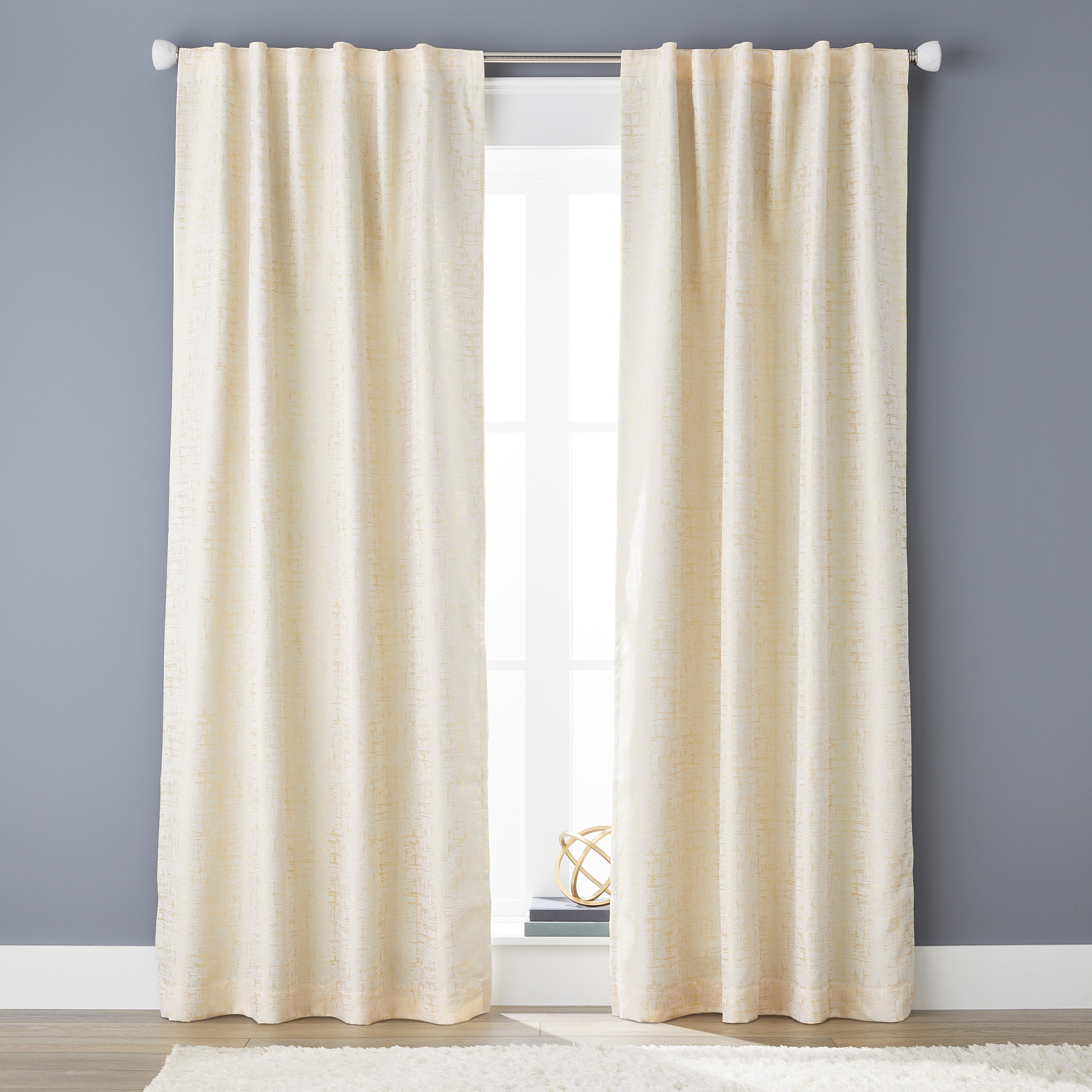 cream and gold curtains