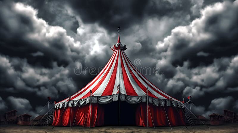 creepy circus tent