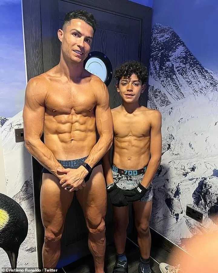 cristiano ronaldo jr height in feet