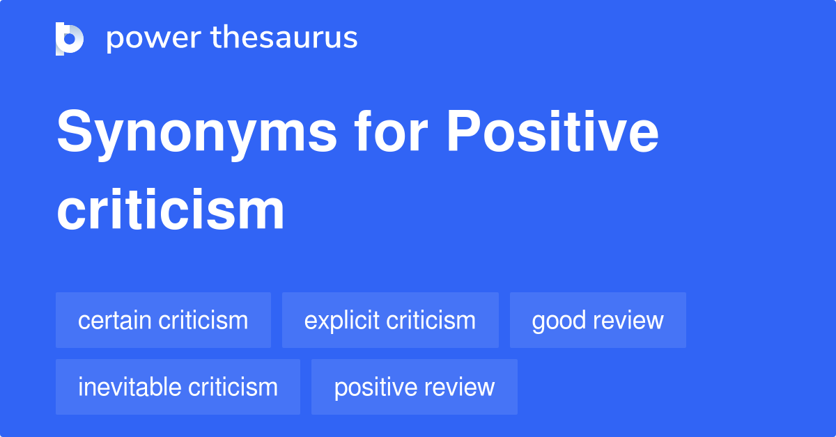 criticism synonym