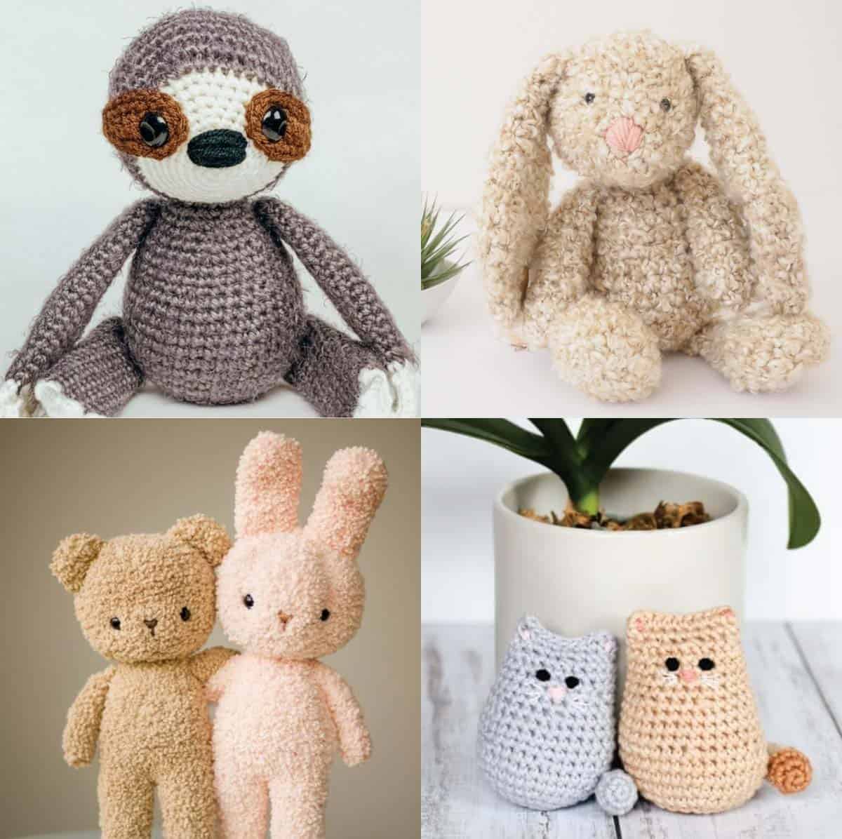 crochet plush animals