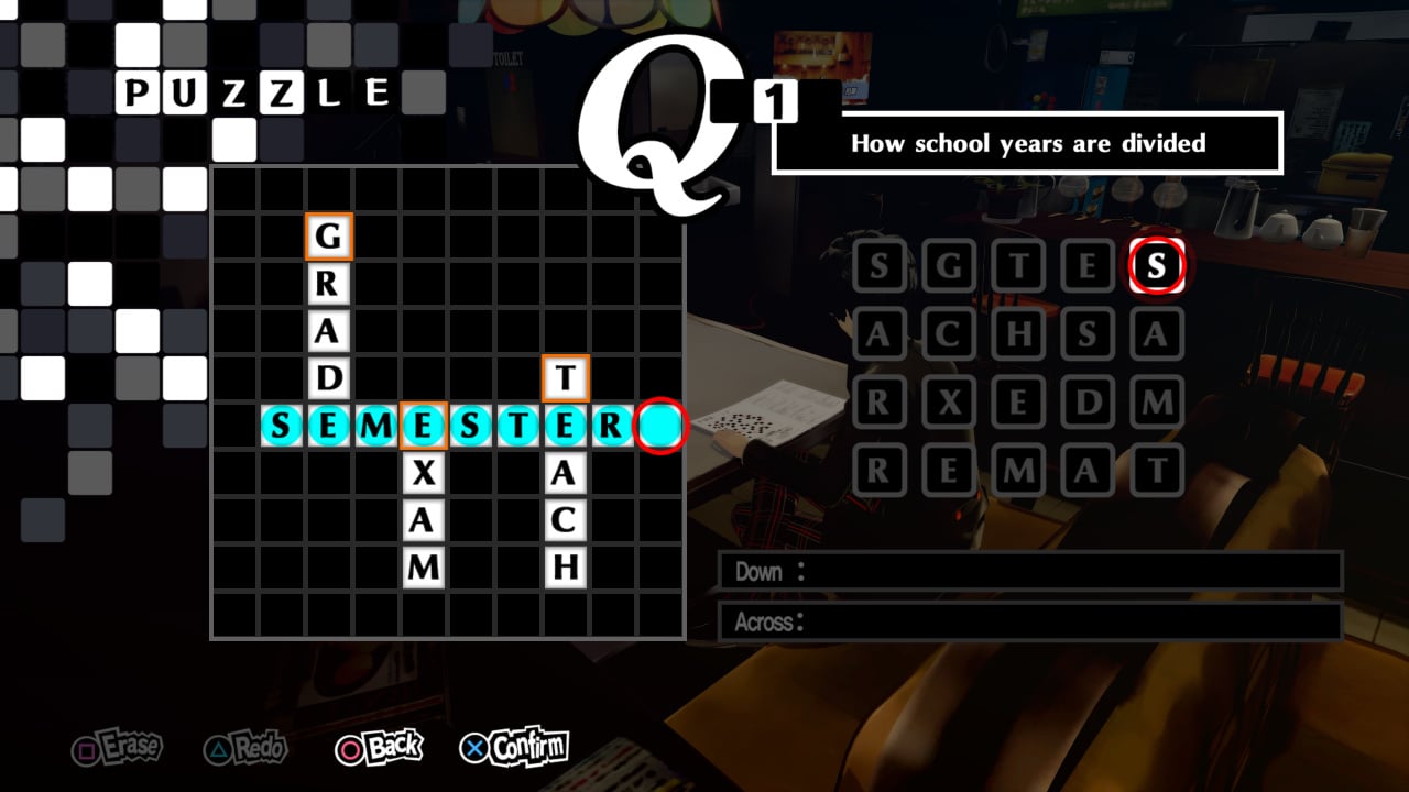 crossword answers persona 5