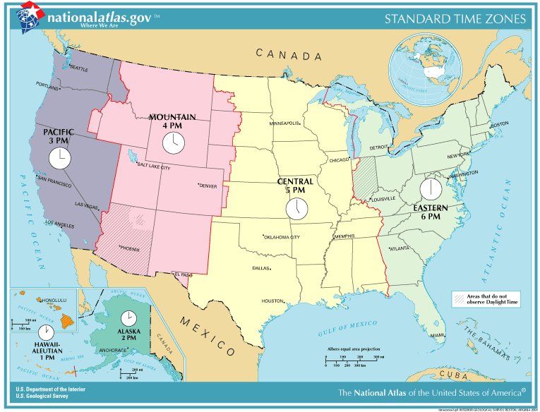 current mountain time zone